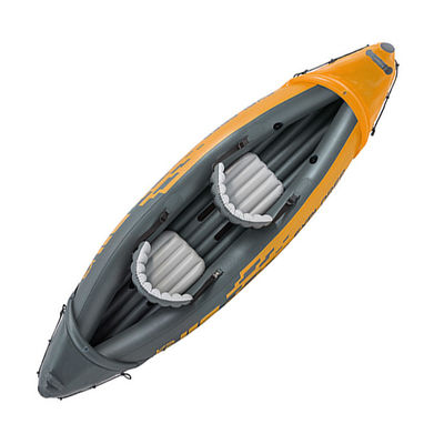 Rowing Two Person Inflatable Tandem Canoe Kayak Inflatable Boat 3.12m*0.91m