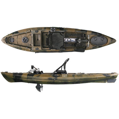 180kgs Capacity Fishing Pedal Kayak Single Seater Canoe Pedal Kayak