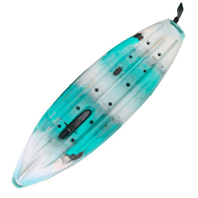 No Inflatable Single Angler Sea Fishing Kayak With Pedal 190kgs Capacity