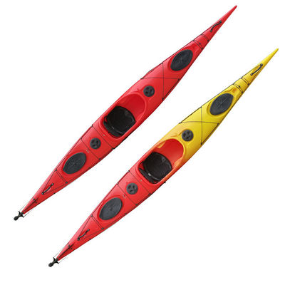 16'7" Plastic Sea Kayak Touring Fishing LLDPE Plastic Sea Touring Sit In Kayak
