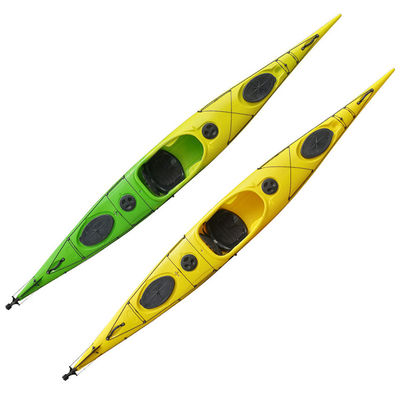 16'7" Plastic Sea Kayak Touring Fishing LLDPE Plastic Sea Touring Sit In Kayak